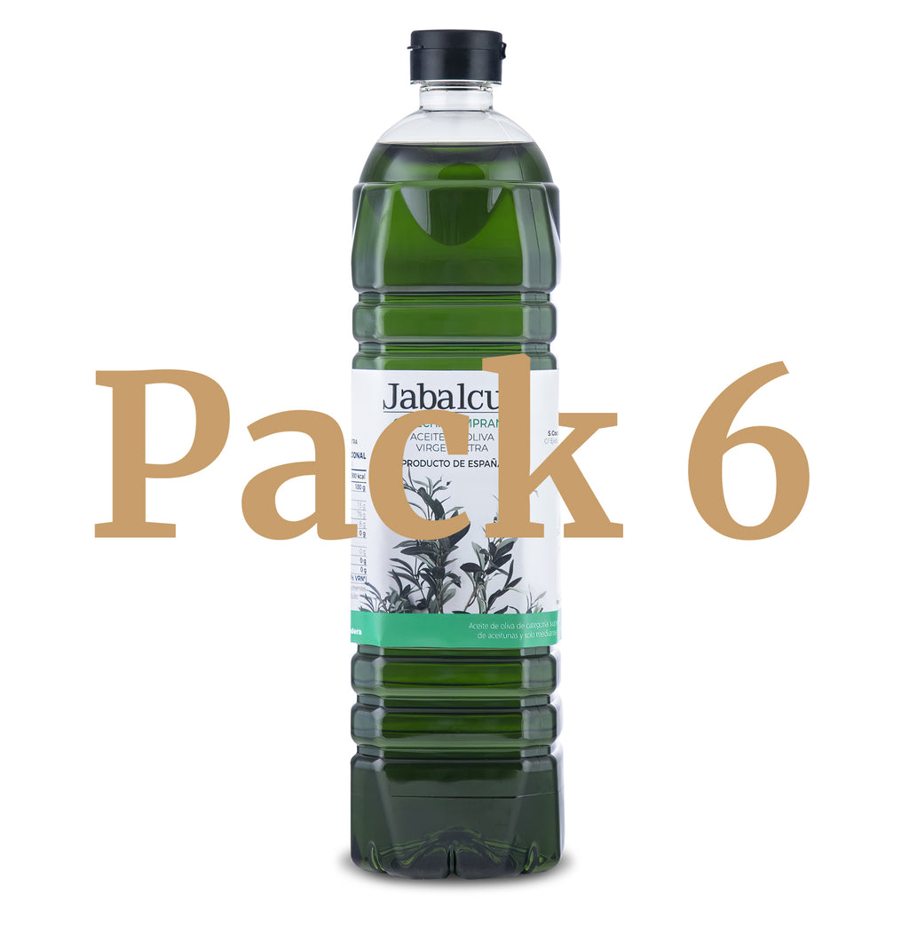Caja 6 botellas PET 1L Cosecha Temprana