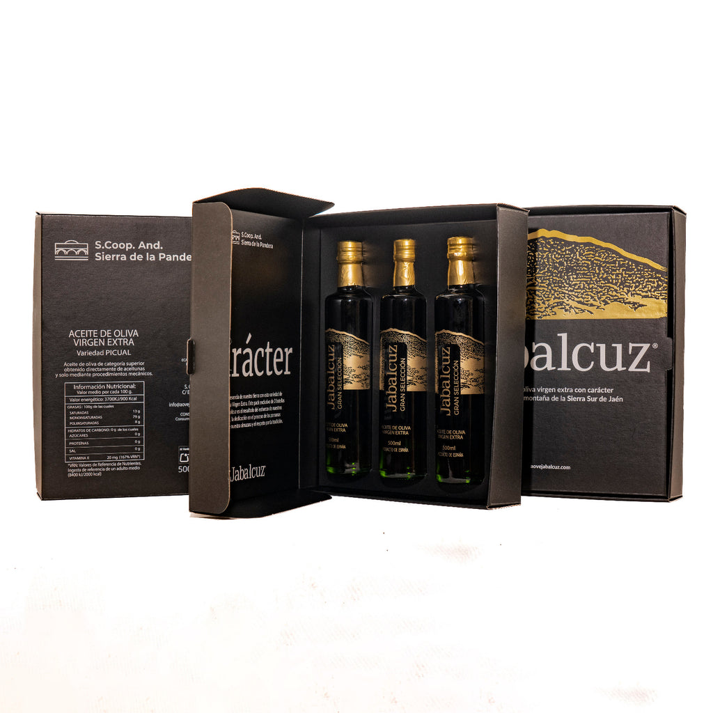 Pack Regalo Aceite de Oliva Virgen Extra Jabalcuz Gran Selección
