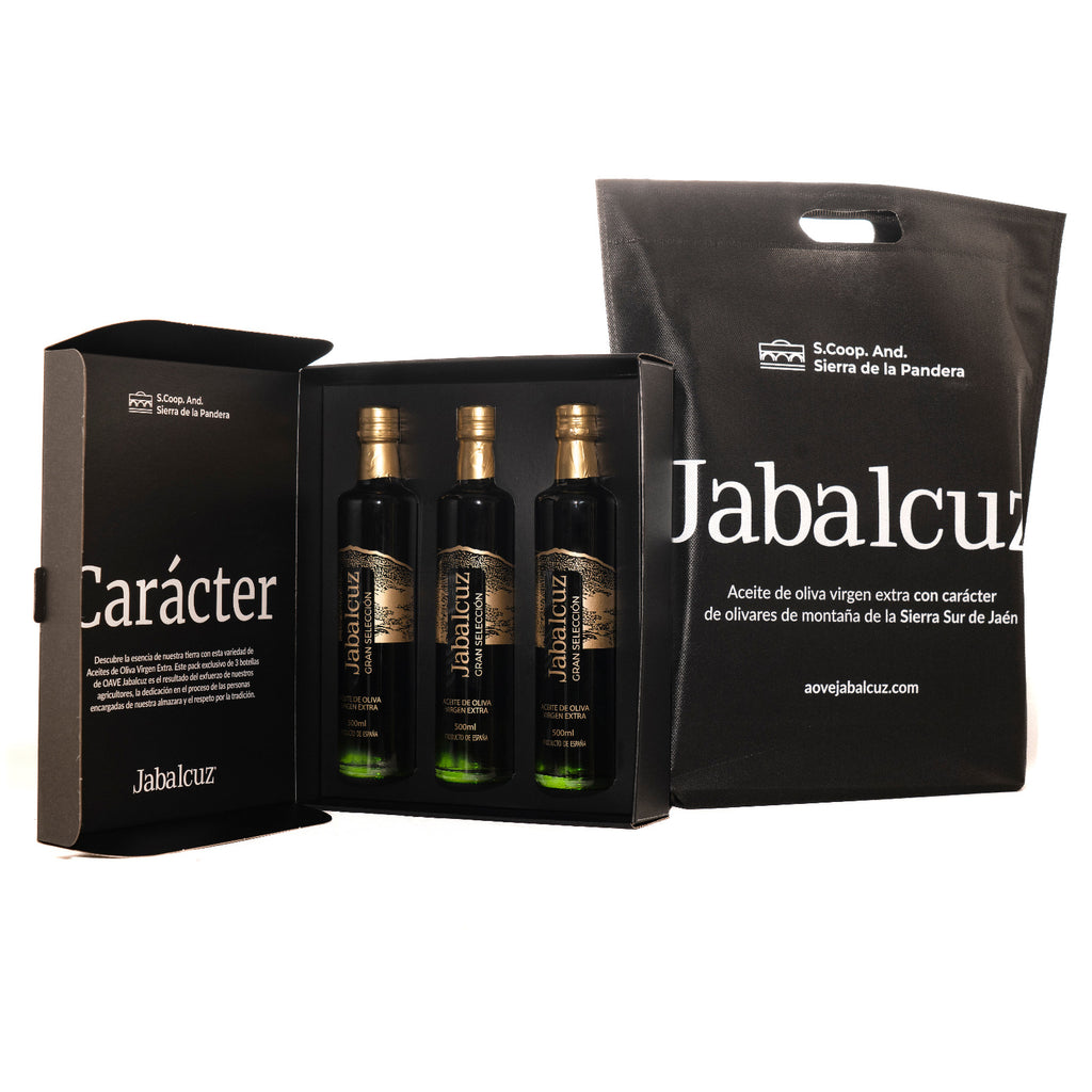 Pack Regalo Aceite de Oliva Virgen Extra Jabalcuz Gran Selección